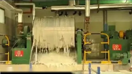 High Efficiency Open Type Condensing Drum Flaker Machine Customized 