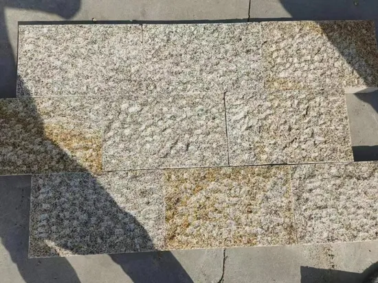 Pineapple Surface G682 Sunset Misty Desert Gold Granite Outdoor Paving 