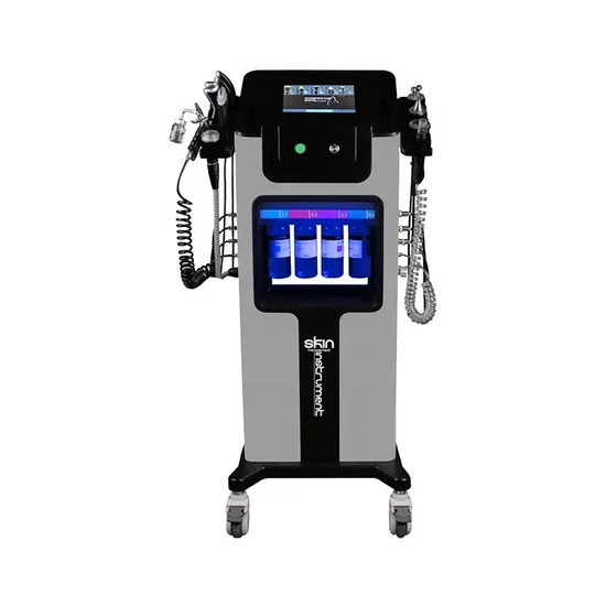 8 in 1 Dermabrasion Facial Machine H2O2 Aqua PEE Diamond Peeling 