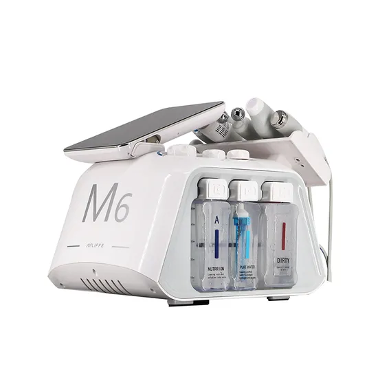 Suppliers 6 in 1 Hydra Machine Ayliffe M6 Aqua Peeling RF Vacuum 
