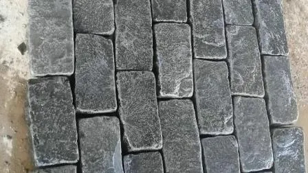 Black Basalt Cobblestone, Driveway Pavers, Driveway Paving 