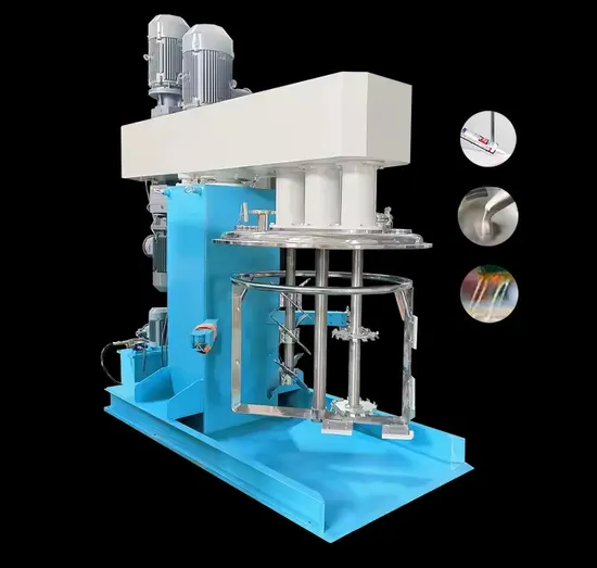 Three Shaft Adhesive Mixer for Sealant, Silicone, and Glue Dissolving 