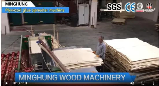 Roller Plywood Coating Glue Spreader for Spreading Glue on Veneers