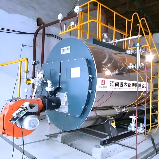 1 to 20 Ton Oil Gas Fired LNG Horizontal Industrial Steam Boiler