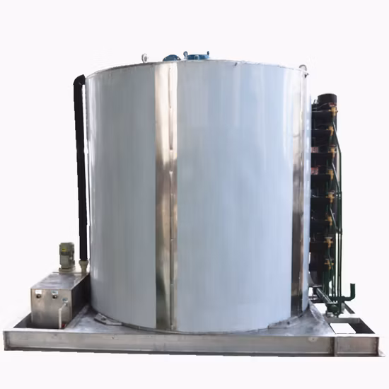 Water Cooling 15 Tons Ice Machine Flaker for Freezing Meat Vegetables